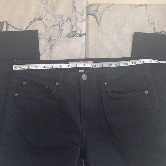 Mens Burberry Brit JEANS BLACK! Straight Like New! Flawless! 32 x 32”🔥🖤 - Picture 8 of 11